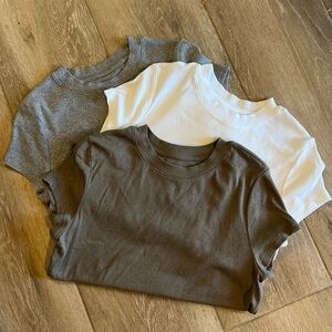 A New Day Slim Fit Ribbed Short Sleeve T-Shirt